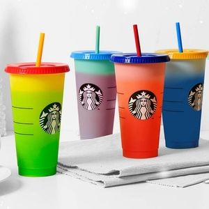 🌈Starbucks Color Changing Cups🥤